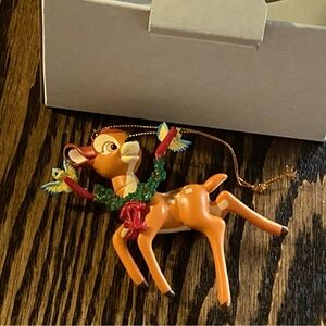Grolier Christmas Magic Disney Bambi Ornament 26231 120 Original Box